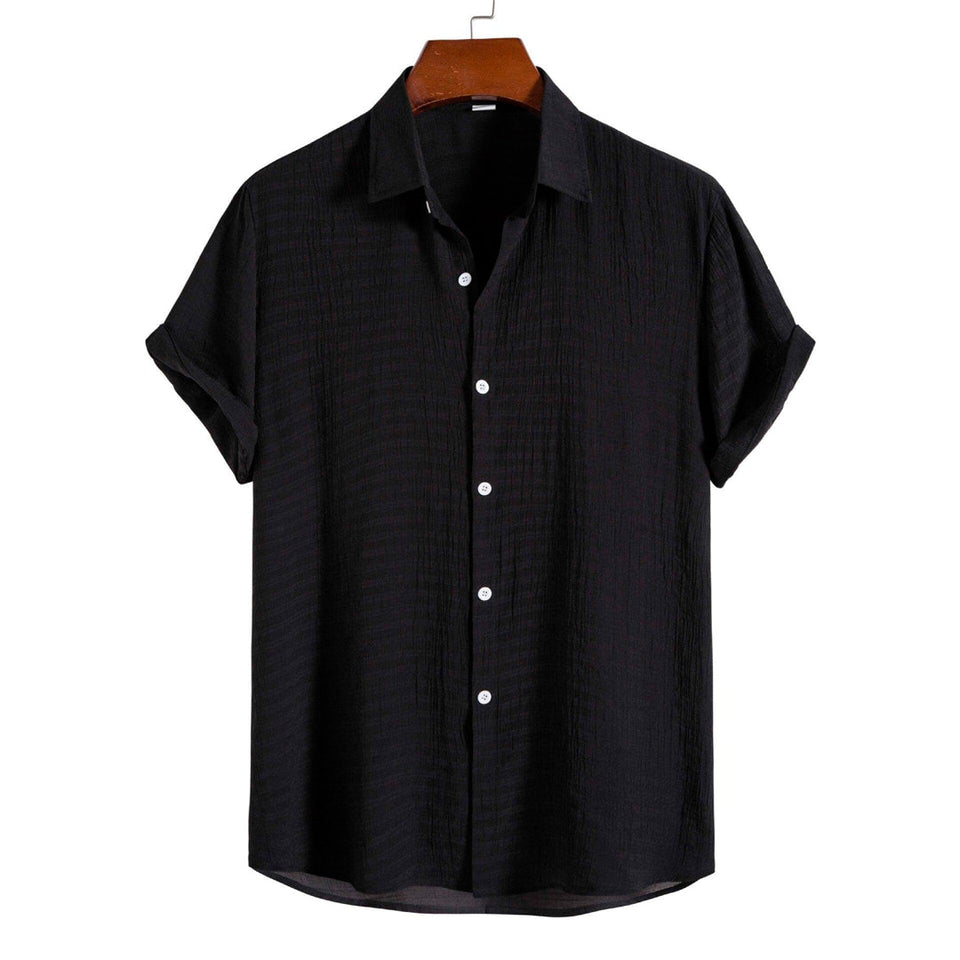 Camisa Masculina Manga Curta Modern