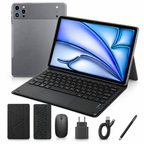 Lançamento 2026 | Tablet Ultimate/I17 PRO 12GB RAM 512GB ROM Android 14 com case 10,1 polegadas câmera 16MP 32MP + Kit Teclado e Mouse